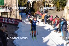 28.01.2024, Trentino, Italy (ITA): Max Novak (SWE) - Ski Classics Marcialonga, Trentino (ITA). www.nordicfocus.com. © Vanzetta/NordicFocus. Every downloaded picture is fee-liable.