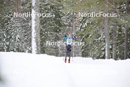 18.02.2024, Groenklitt, Sweden (SWE): Fredrik Helgestad (NOR) - Ski Classics Groenklitt ITT Orsa - Groenklitt (SWE). www.nordicfocus.com. © Reichert/NordicFocus. Every downloaded picture is fee-liable.