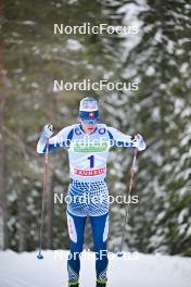 18.02.2024, Groenklitt, Sweden (SWE): Gianluca Wenger (SUI) - Ski Classics Groenklitt ITT Orsa - Groenklitt (SWE). www.nordicfocus.com. © Reichert/NordicFocus. Every downloaded picture is fee-liable.