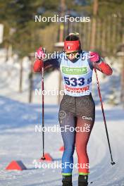 18.02.2024, Groenklitt, Sweden (SWE): Laurie Flochon-Joly (FRA) - Ski Classics Groenklitt ITT Orsa - Groenklitt (SWE). www.nordicfocus.com. © Reichert/NordicFocus. Every downloaded picture is fee-liable.