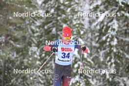 18.02.2024, Groenklitt, Sweden (SWE): Bastien Laurent (FRA) - Ski Classics Groenklitt ITT Orsa - Groenklitt (SWE). www.nordicfocus.com. © Reichert/NordicFocus. Every downloaded picture is fee-liable.