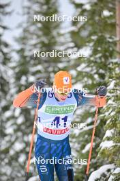 18.02.2024, Groenklitt, Sweden (SWE): Petter Stakston (NOR) - Ski Classics Groenklitt ITT Orsa - Groenklitt (SWE). www.nordicfocus.com. © Reichert/NordicFocus. Every downloaded picture is fee-liable.