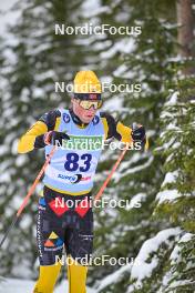 18.02.2024, Groenklitt, Sweden (SWE): Amund Riege (NOR) - Ski Classics Groenklitt ITT Orsa - Groenklitt (SWE). www.nordicfocus.com. © Reichert/NordicFocus. Every downloaded picture is fee-liable.