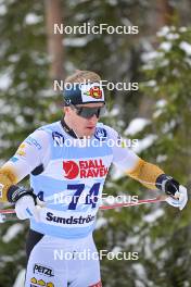 18.02.2024, Groenklitt, Sweden (SWE): Morten Eide Pedersen (NOR) - Ski Classics Groenklitt ITT Orsa - Groenklitt (SWE). www.nordicfocus.com. © Reichert/NordicFocus. Every downloaded picture is fee-liable.