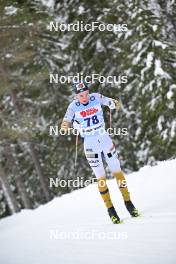 18.02.2024, Groenklitt, Sweden (SWE): Joel Andersson (SWE) - Ski Classics Groenklitt ITT Orsa - Groenklitt (SWE). www.nordicfocus.com. © Reichert/NordicFocus. Every downloaded picture is fee-liable.