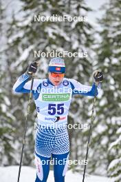 18.02.2024, Groenklitt, Sweden (SWE): Nico Walther (SUI) - Ski Classics Groenklitt ITT Orsa - Groenklitt (SWE). www.nordicfocus.com. © Reichert/NordicFocus. Every downloaded picture is fee-liable.