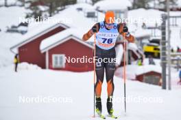18.02.2024, Groenklitt, Sweden (SWE): Halvor Korbol Thoner (NOR) - Ski Classics Groenklitt ITT Orsa - Groenklitt (SWE). www.nordicfocus.com. © Reichert/NordicFocus. Every downloaded picture is fee-liable.