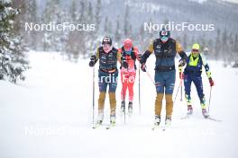 15.03.2024, Rena-Lillehammer, Norway (NOR): Thomas Odegaarden (NOR), Grunde Myhrer (NOR), (l-r) - training, Ski Classics Birkebeinerrennet,  Rena-Lillehammer (NOR). www.nordicfocus.com. © Reichert/NordicFocus. Every downloaded picture is fee-liable.