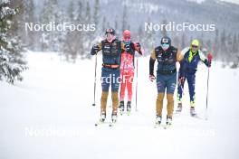 15.03.2024, Rena-Lillehammer, Norway (NOR): Thomas Odegaarden (NOR), Grunde Myhrer (NOR), (l-r) - training, Ski Classics Birkebeinerrennet,  Rena-Lillehammer (NOR). www.nordicfocus.com. © Reichert/NordicFocus. Every downloaded picture is fee-liable.