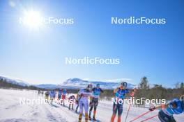 06.04.2024, Setermoen-Bardufoss, Norway (NOR): Jenny Larsson (SWE), Victoria Carl (GER), Silje Oeyre Slind (NOR), (l-r) - Ski Classics Reistadlopet, Setermoen-Bardufoss (NOR). www.nordicfocus.com. © Reichert/NordicFocus. Every downloaded picture is fee-liable.