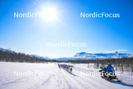 06.04.2024, Setermoen-Bardufoss, Norway (NOR): Emilie Fleten (NOR) leads the field - Ski Classics Reistadlopet, Setermoen-Bardufoss (NOR). www.nordicfocus.com. © Reichert/NordicFocus. Every downloaded picture is fee-liable.