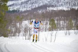 07.04.2024, Bardufoss-Finnsnes, Norway (NOR): Axel Jutterstroem (SWE) - Ski Classics Summit 2 Senja, Bardufoss-Finnsnes (NOR). www.nordicfocus.com. © Reichert/NordicFocus. Every downloaded picture is fee-liable.