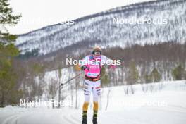 07.04.2024, Bardufoss-Finnsnes, Norway (NOR): Thomas Oedegaarden (NOR) - Ski Classics Summit 2 Senja, Bardufoss-Finnsnes (NOR). www.nordicfocus.com. © Reichert/NordicFocus. Every downloaded picture is fee-liable.