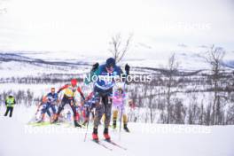 07.04.2024, Bardufoss-Finnsnes, Norway (NOR): Johan Hoel (NOR), Magnus Vesterheim (NOR), (l-r) - Ski Classics Summit 2 Senja, Bardufoss-Finnsnes (NOR). www.nordicfocus.com. © Reichert/NordicFocus. Every downloaded picture is fee-liable.