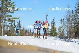 13.04.2024, Hafjell, Norway (NOR): Morten Eide Pedersen (NOR), Andreas Nygaard (NOR), Johan Hoel (NOR), (l-r) - Ski Classics Grand Finale Janteloppet - Hafjell (NOR). www.nordicfocus.com. © Reichert/NordicFocus. Every downloaded picture is fee-liable.