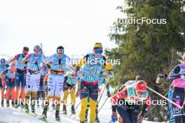 13.04.2024, Hafjell, Norway (NOR): Magni Smedas (NOR), Sofie Elebro (SWE), Ida Palmberg (SWE), (l-r) - Ski Classics Grand Finale Janteloppet - Hafjell (NOR). www.nordicfocus.com. © Reichert/NordicFocus. Every downloaded picture is fee-liable.