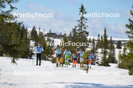 13.04.2024, Hafjell, Norway (NOR): Ida Palmberg (SWE), Karolina Grohova (CZE), (l-r) - Ski Classics Grand Finale Janteloppet - Hafjell (NOR). www.nordicfocus.com. © Reichert/NordicFocus. Every downloaded picture is fee-liable.