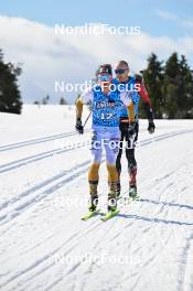 13.04.2024, Hafjell, Norway (NOR): Morten Eide Pedersen (NOR), Andreas Nygaard (NOR), (l-r) - Ski Classics Grand Finale Janteloppet - Hafjell (NOR). www.nordicfocus.com. © Reichert/NordicFocus. Every downloaded picture is fee-liable.