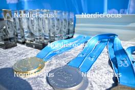 13.04.2024, Hafjell, Norway (NOR): feature: seasonal ceremony trophies and medals- Ski Classics Grand Finale Janteloppet - Hafjell (NOR). www.nordicfocus.com. © Reichert/NordicFocus. Every downloaded picture is fee-liable.