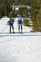 13.04.2024, Hafjell, Norway (NOR): Torleif Syrstad (NOR), Runar Skaug Mathisen (NOR), (l-r) - Ski Classics Grand Finale Janteloppet - Hafjell (NOR). www.nordicfocus.com. © Reichert/NordicFocus. Every downloaded picture is fee-liable.