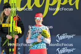 13.04.2024, Hafjell, Norway (NOR): Emilie Fleten (NOR), Nadine Faehndrich (SUI), (l-r) - Ski Classics Grand Finale Janteloppet - Hafjell (NOR). www.nordicfocus.com. © Reichert/NordicFocus. Every downloaded picture is fee-liable.