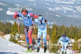 13.04.2024, Hafjell, Norway (NOR): Jeremy Royer (FRA), Gustav Eriksson (SWE), (l-r) - Ski Classics Grand Finale Janteloppet - Hafjell (NOR). www.nordicfocus.com. © Reichert/NordicFocus. Every downloaded picture is fee-liable.