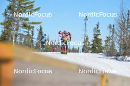 13.04.2024, Hafjell, Norway (NOR): Andreas Nygaard (NOR), Johan Hoel (NOR), (l-r) - Ski Classics Grand Finale Janteloppet - Hafjell (NOR). www.nordicfocus.com. © Reichert/NordicFocus. Every downloaded picture is fee-liable.