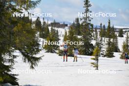 13.04.2024, Hafjell, Norway (NOR): Julie Kvale Stoestad (NOR), Sofie Elebro (SWE), (l-r) - Ski Classics Grand Finale Janteloppet - Hafjell (NOR). www.nordicfocus.com. © Reichert/NordicFocus. Every downloaded picture is fee-liable.