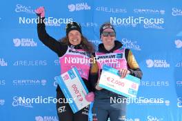 13.04.2024, Hafjell, Norway (NOR): Karolina Hedenstroem (SWE), Thomas Odegaarden (NOR), (l-r) - Ski Classics Grand Finale Janteloppet - Hafjell (NOR). www.nordicfocus.com. © Reichert/NordicFocus. Every downloaded picture is fee-liable.