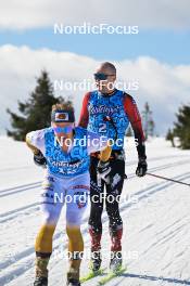 13.04.2024, Hafjell, Norway (NOR): Morten Eide Pedersen (NOR), Andreas Nygaard (NOR), (l-r) - Ski Classics Grand Finale Janteloppet - Hafjell (NOR). www.nordicfocus.com. © Reichert/NordicFocus. Every downloaded picture is fee-liable.